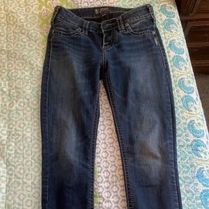 Silver jeans suki size w26/L29